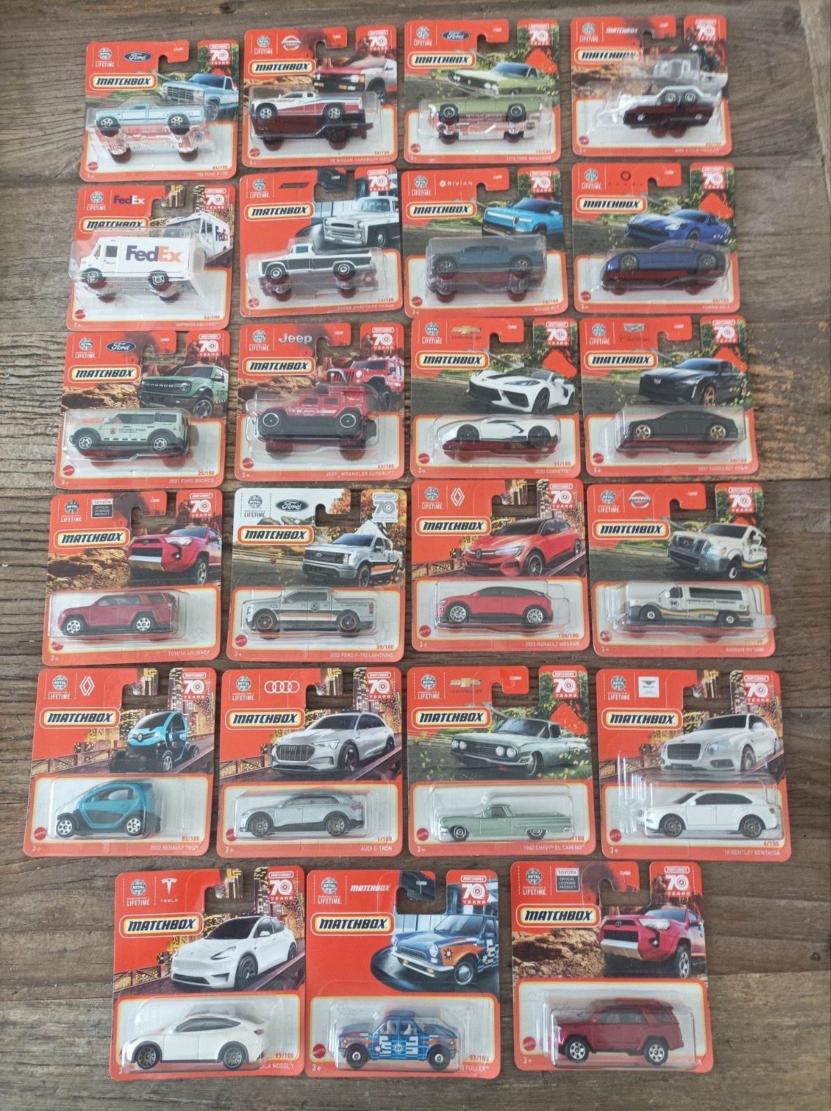 Matchbox in blister, (70jaar Matchbox) 1,50 euro per stuk, Enlèvement ou Envoi