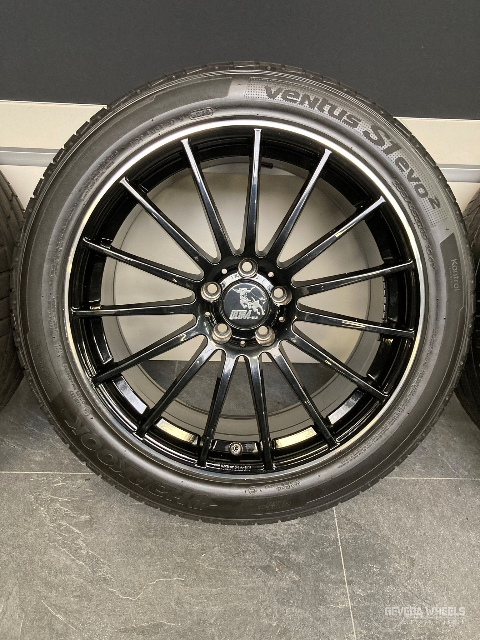 19” Volkswagen Tiguan 5NA velgen + banden 5x112 255/45/19, Pneus et Jantes, 255 mm, Véhicule de tourisme, Pneus été