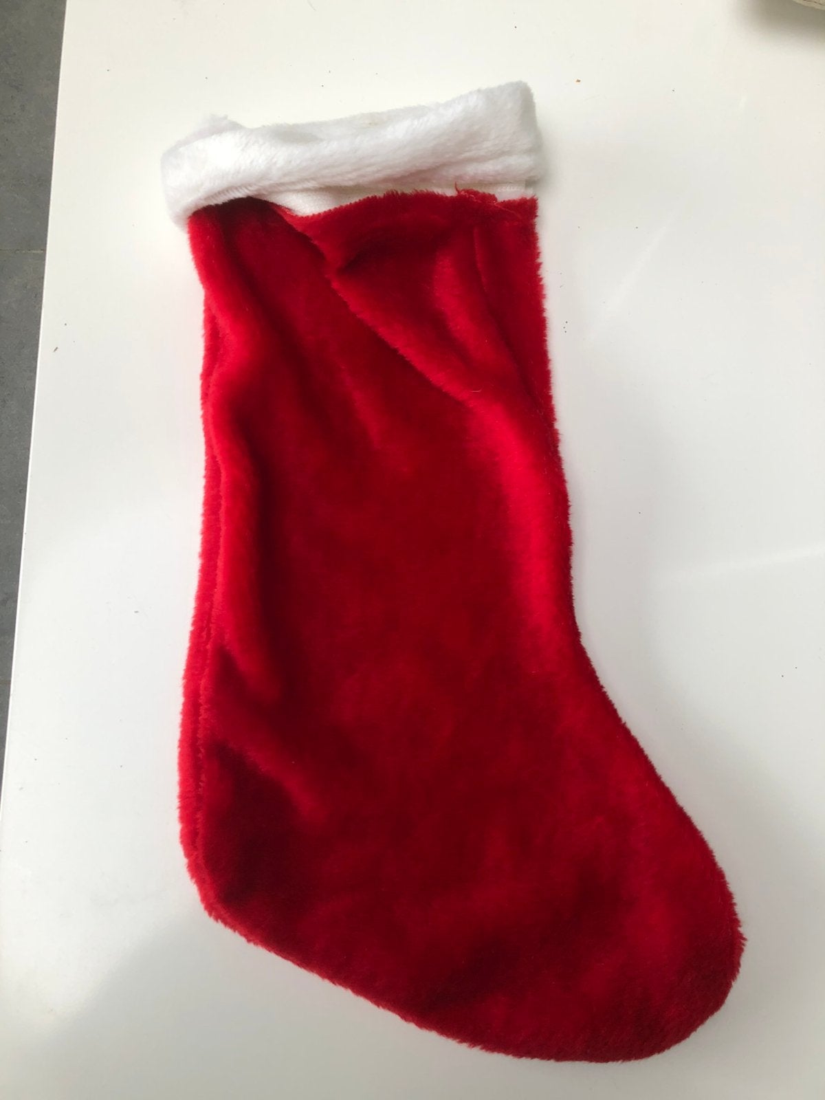 Nieuwe rode grote kerstsok 45 cm, Diversen, Kerst, Ophalen of Verzenden, Zo goed als nieuw