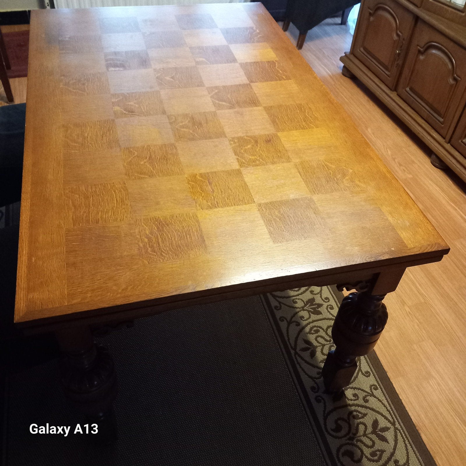 antiek eettafel met 6 stoelen, Enlèvement