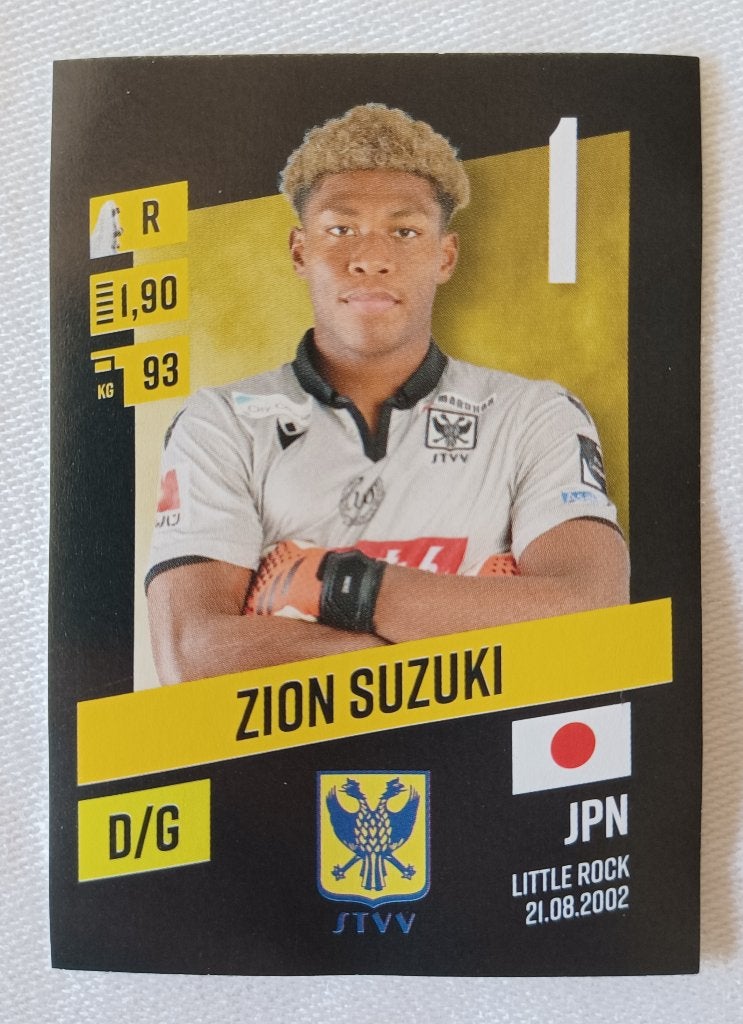 Sticker Zion Suzuki (rookie) - Pro League 2023-2024, Ophalen of Verzenden, Zo goed als nieuw, Sticker