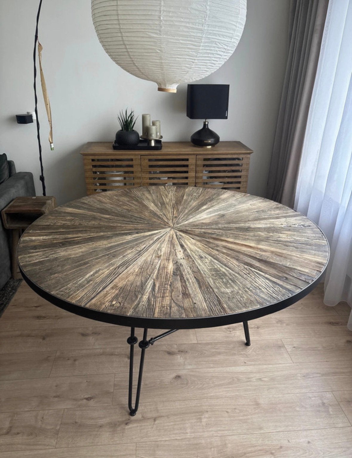 Riviera Maison tafel, Ophalen, Rond, Vijf personen of meer, Gebruikt