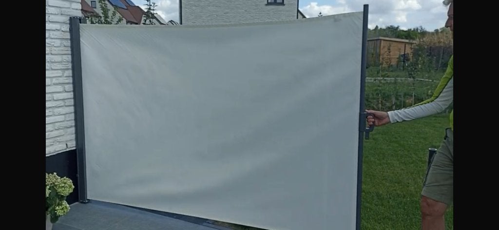 windscherm antraciet, Tuin en Terras, Ophalen, Zo goed als nieuw, 150 tot 300 cm, 250 cm tot 450 cm