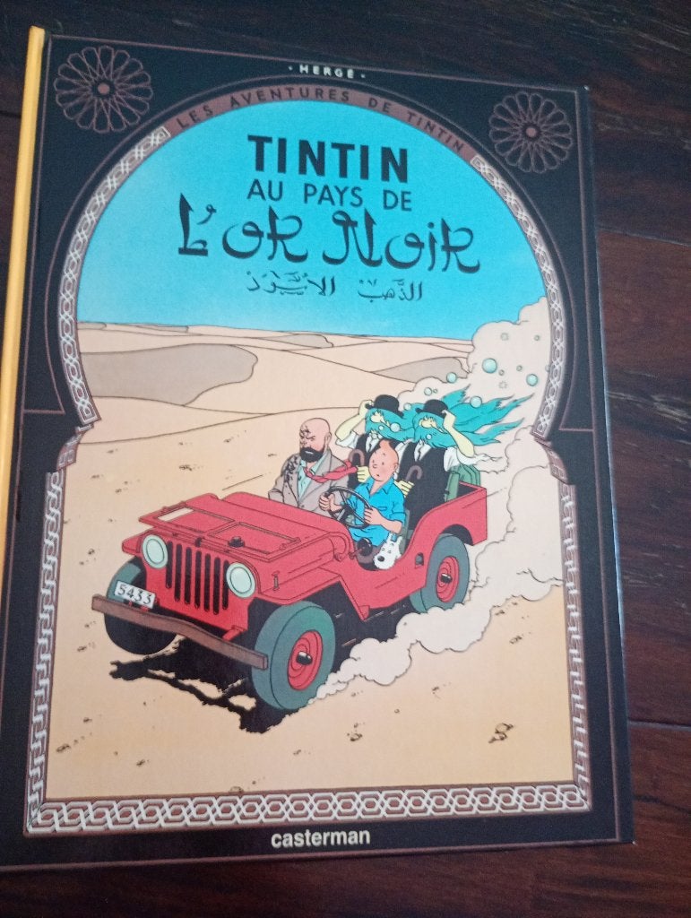 tintin au pays de l'or noir  1977, Livres, Une BD, Enlèvement, Utilisé
