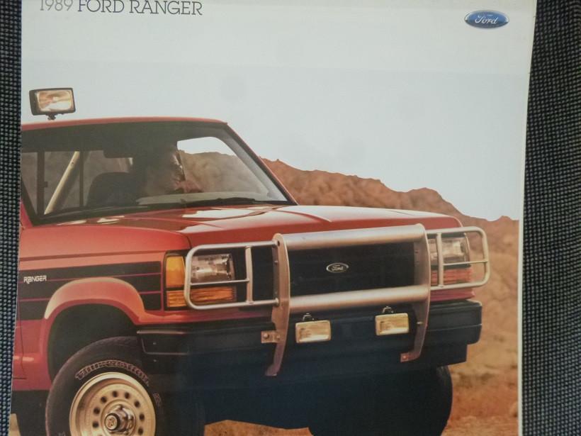 Brochure du pick-up Ford US Ranger, 1989, Envoi, Utilisé, Ford