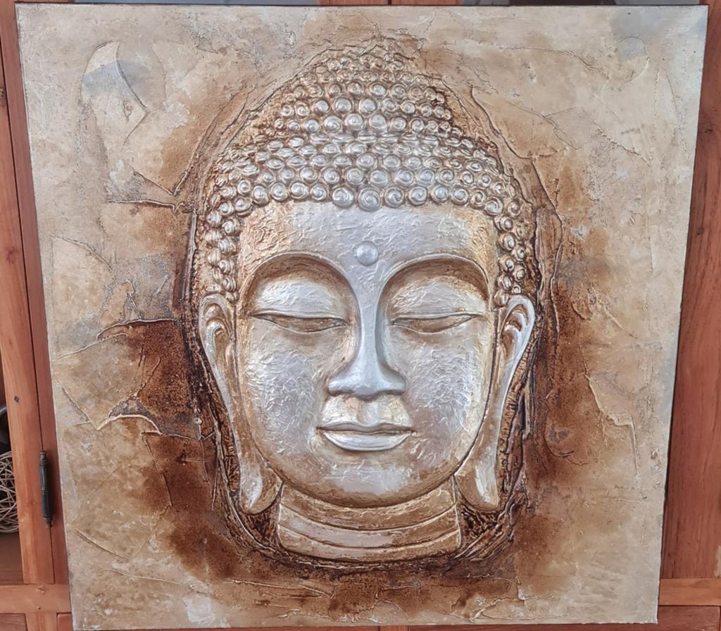 Cadre en relief bouddha, Maison & Meubles, Enlèvement