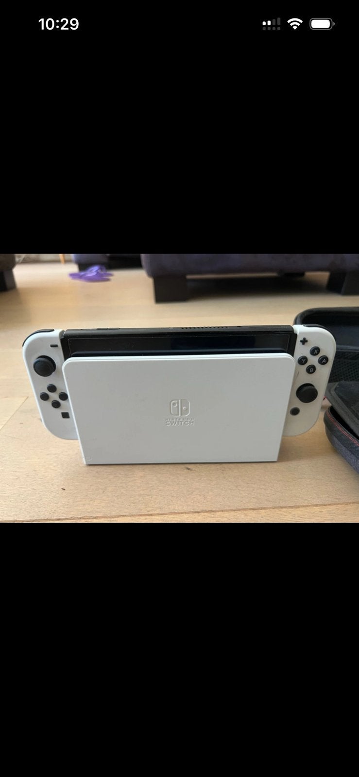 Nitendo switch oled met 6 games, Enlèvement, Comme neuf, Switch OLED