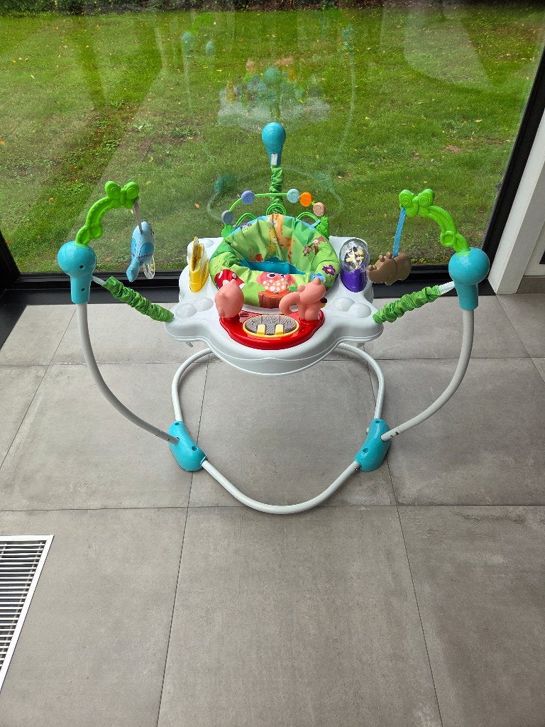 Fisher-Price Roarin' Rainforest Jumperoo, Kinderen en Baby's, Ophalen, Gebruikt, Speelset, Met licht