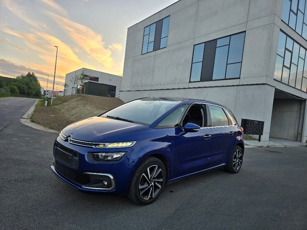 Citroen C4 Picasso AUTOMAAT 1.2i - 87 000 km - 02/2017, Autos, Citroën, Achat, Entreprise, Bleu, 115 g/km