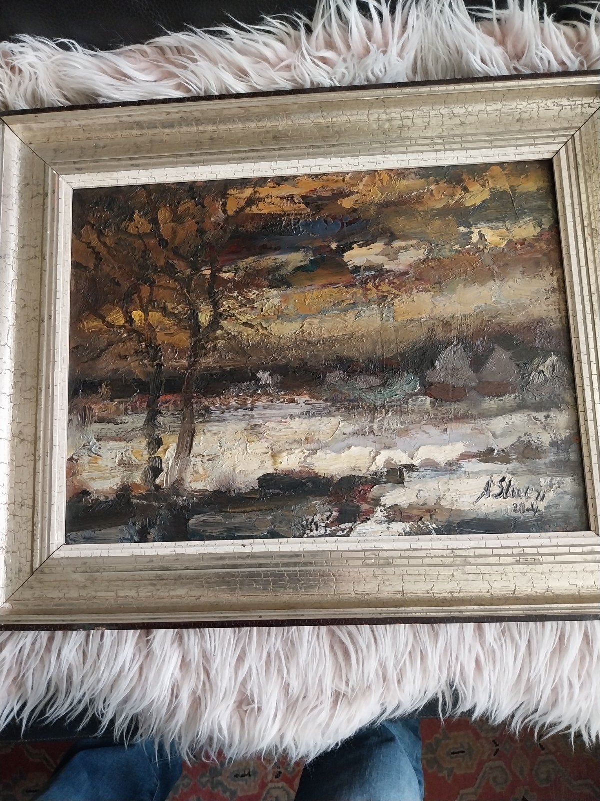 Albert Steel., Antiek en Kunst, Ophalen, Gedateerd, Paneel