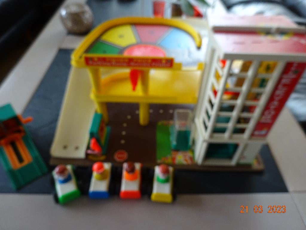Fisher price, retro garage*VOLLEDIG*PRIMA STAAT*, Enlèvement ou Envoi