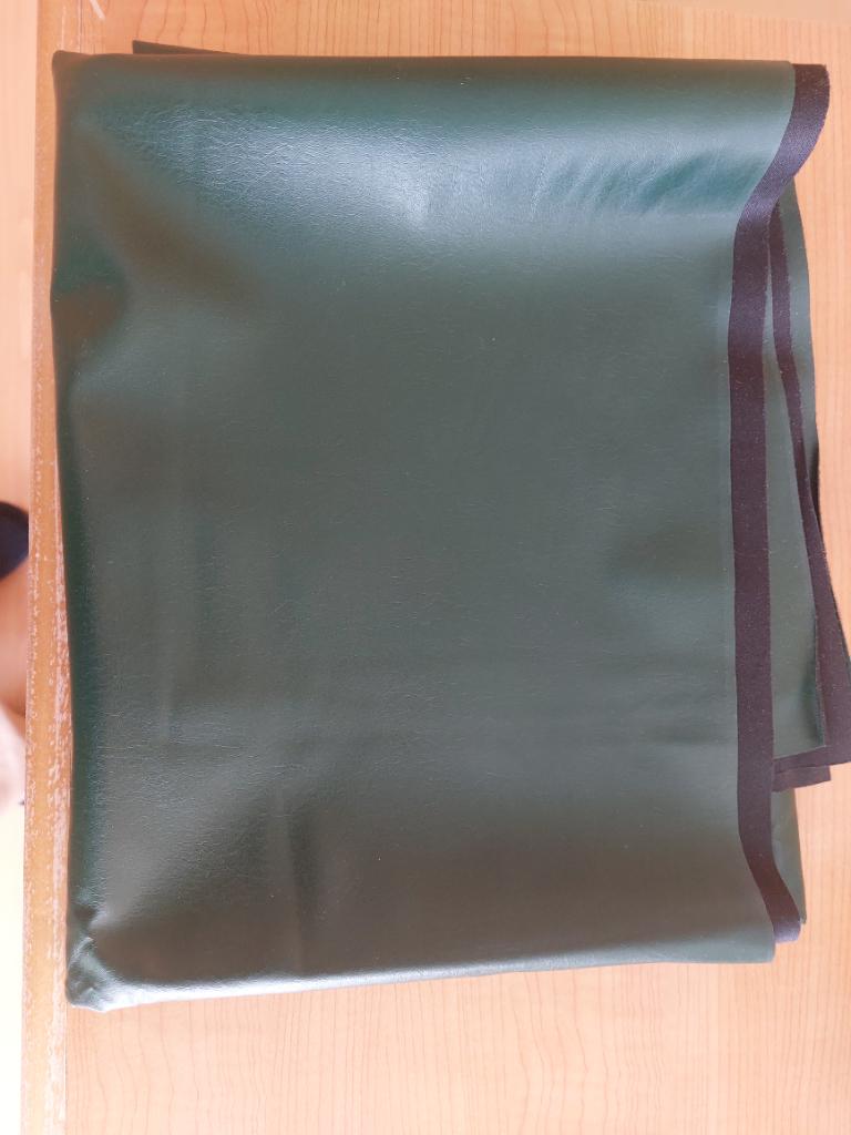 Simili cuir vert, Hobby en Vrije tijd, Stoffen en Lappen, Ophalen, 120 cm of meer, Leer of Kunstleer, Nieuw