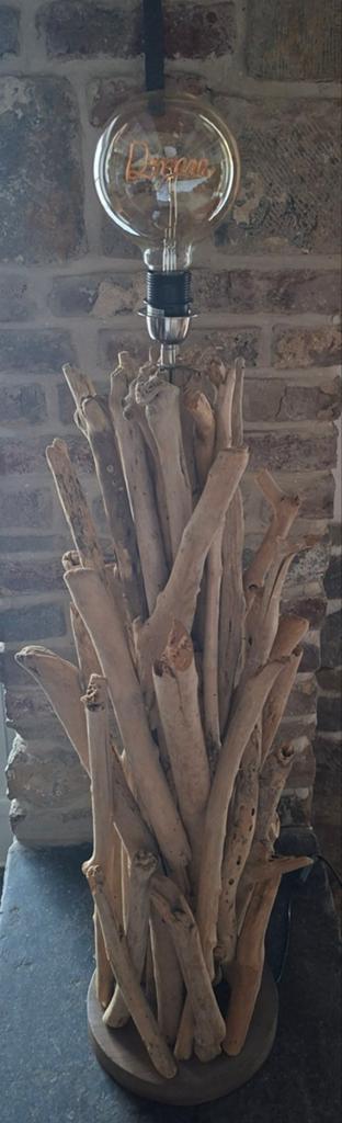 Lampadaire en bois flotté, Maison & Meubles, Enlèvement