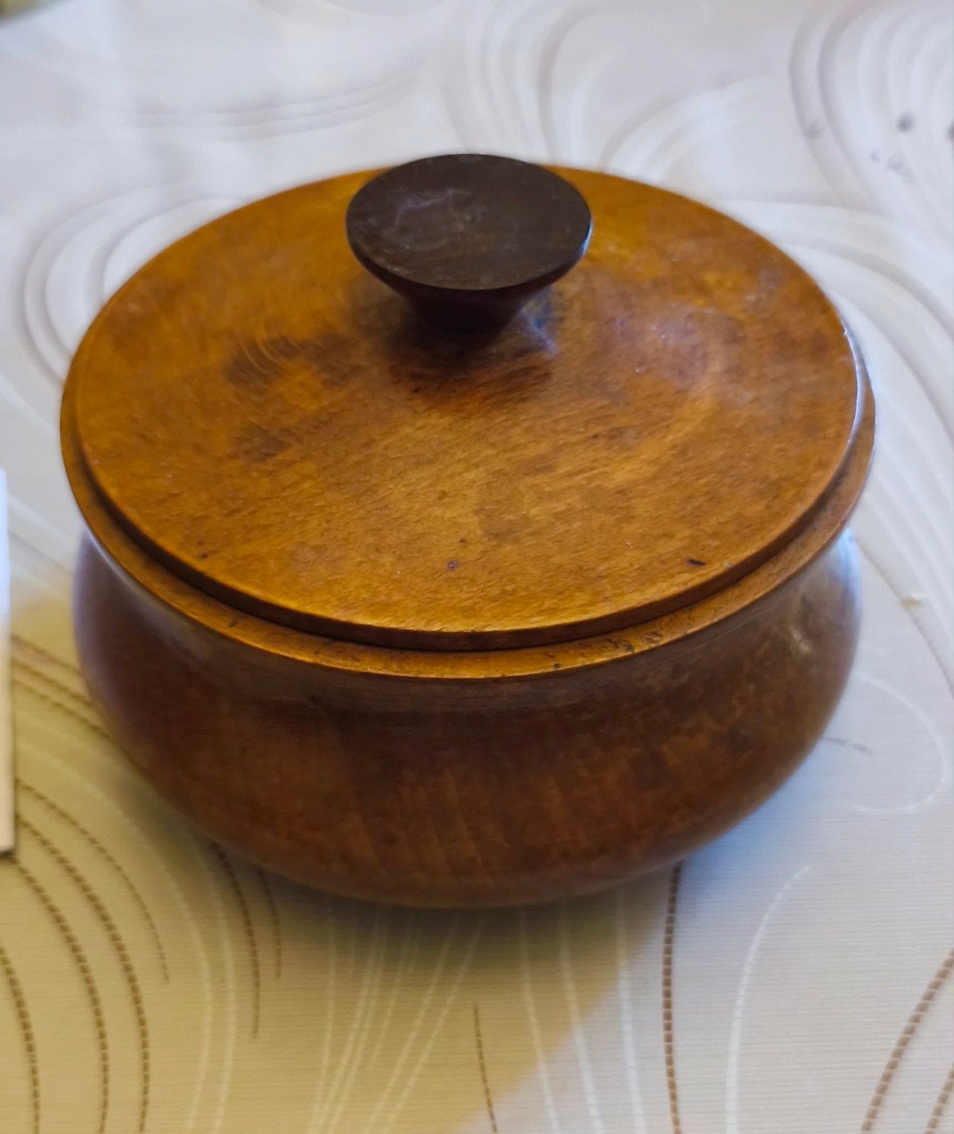 Boite à bijoux vintage en bois, Enlèvement