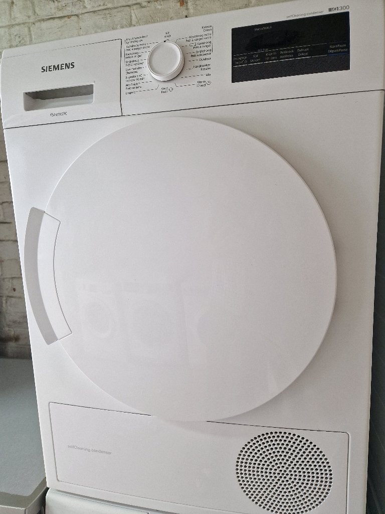 Sèche linge Siemens 8kg pompe à chaleur A ++, Electroménager, Enlèvement, Comme neuf, Chargeur frontal