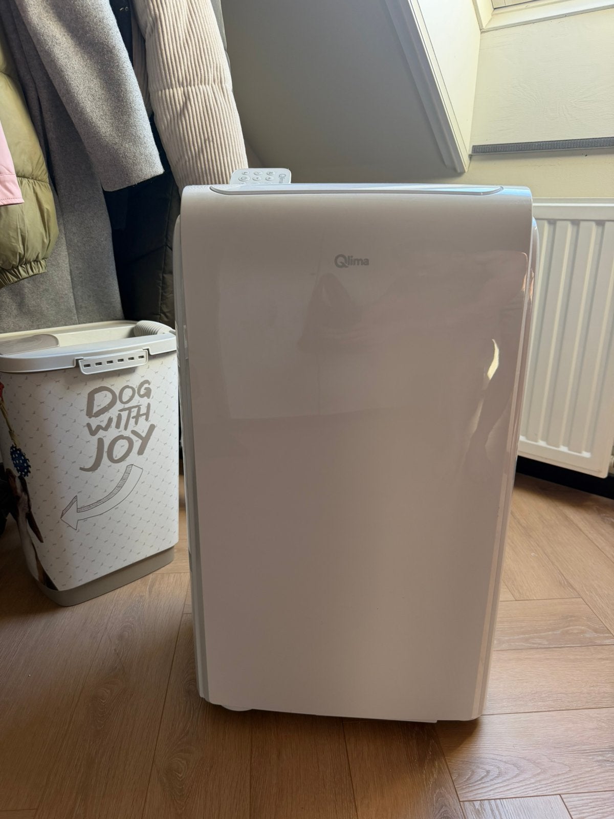 Qlima mobiele airco MET GARANTIE, Electroménager, 60 à 100 m³, Comme neuf, Télécommande, Refroidissement et Déshumidification