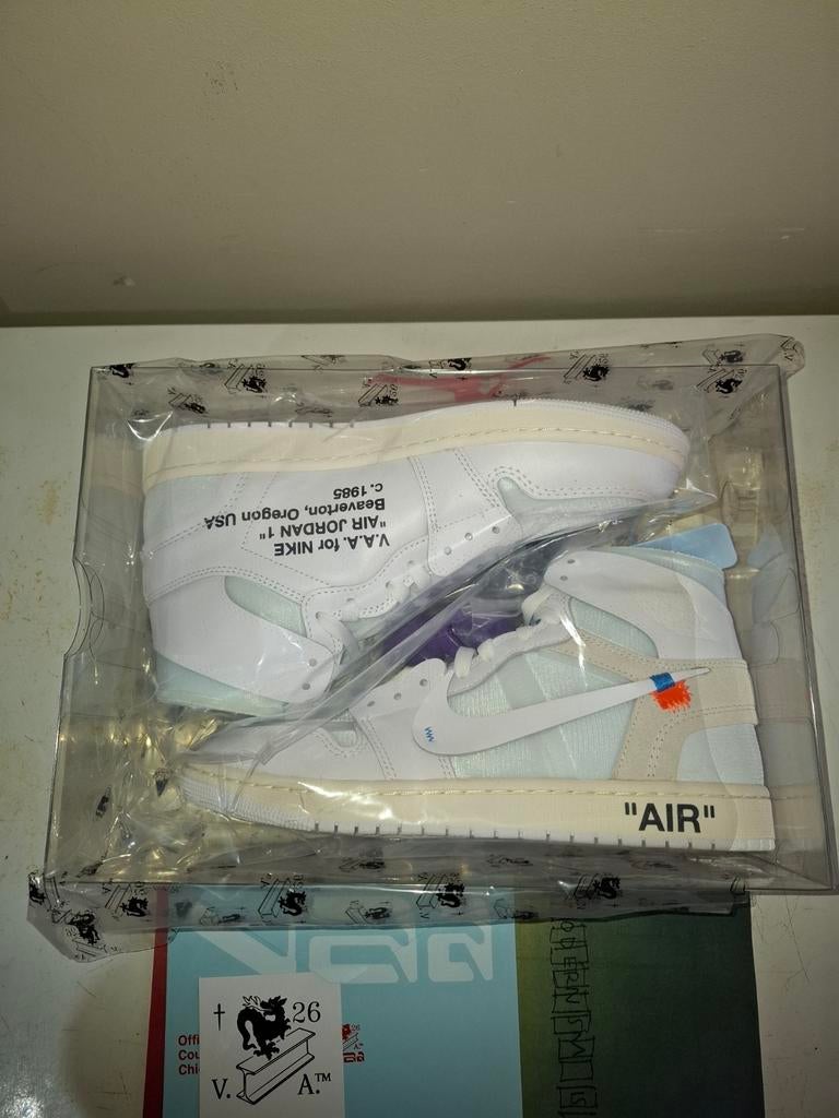 Virgil Abloh x Nike Jordan 1 High Retro  'Alaska' Off White, Kleding | Heren, Schoenen, Wit, Nieuw, NIKE, Ophalen of Verzenden