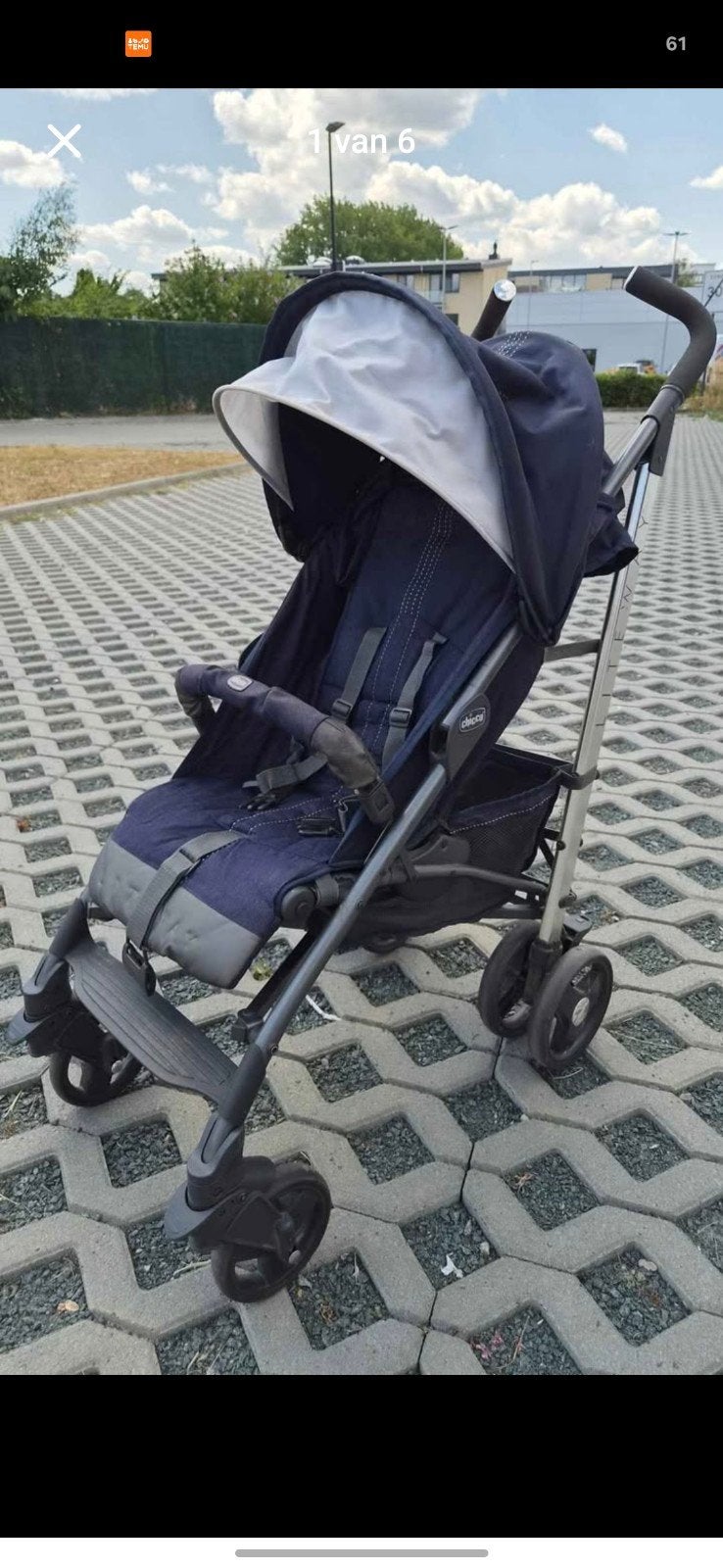Plooibuggy Chicco Liteway, Enlèvement, Utilisé, Autres marques, Dossier réglable