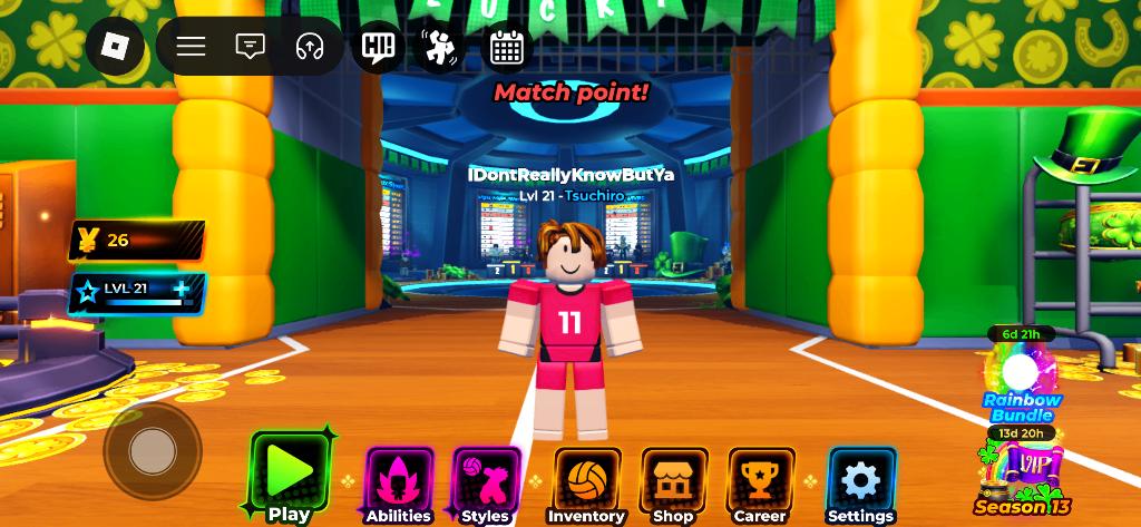 Volleyball legends account, Online, À partir de 7 ans, Enlèvement, Utilisé
