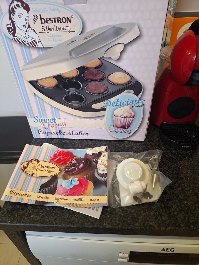 Bestron cupcake maker, Enlèvement, Comme neuf, Cupcakes