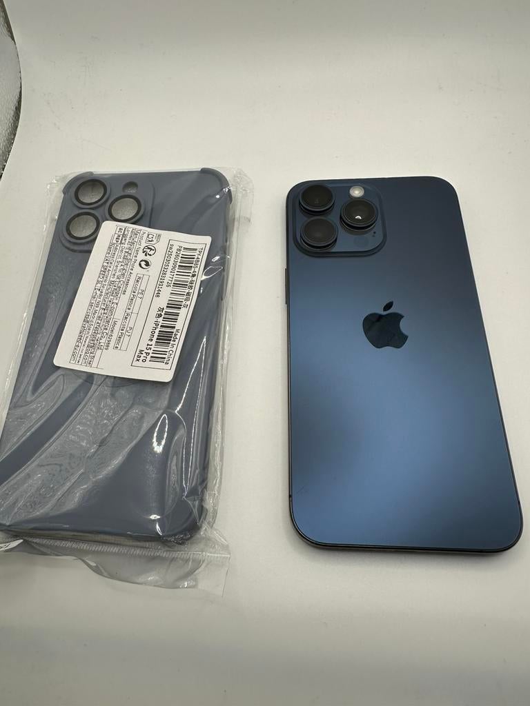 iPhone 15 Pro Max 256Gb Blue Titanium, Telecommunicatie, Ophalen of Verzenden, Zo goed als nieuw