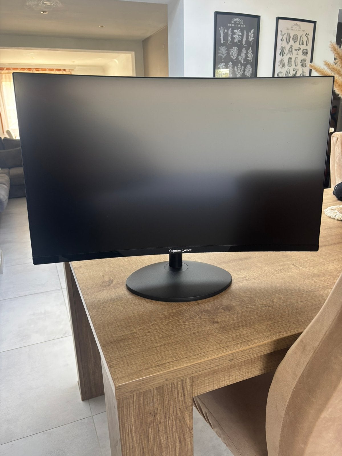 Écran ExtremeGamer 27” Curved – 165 Hz / 1 ms, Informatique & Logiciels, HD, VA, Comme neuf, Enlèvement