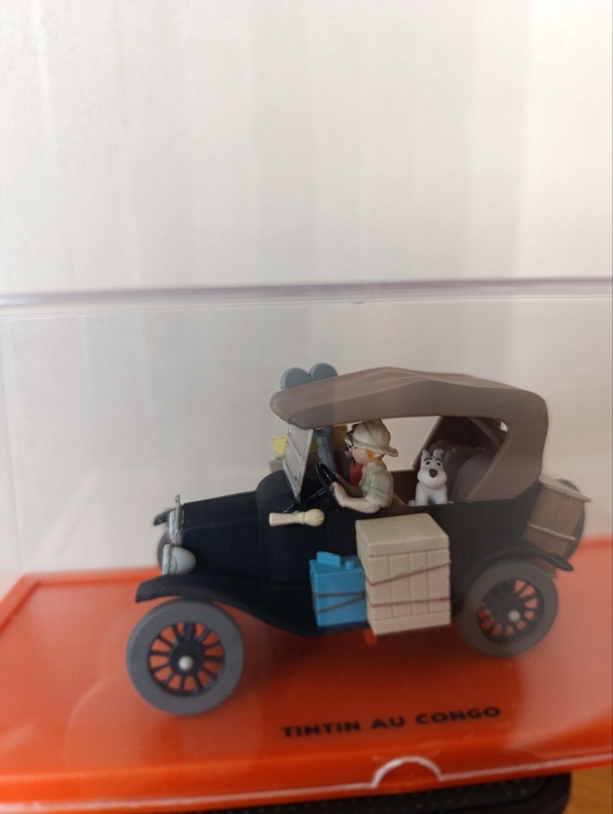 Tintin au congo, Ophalen