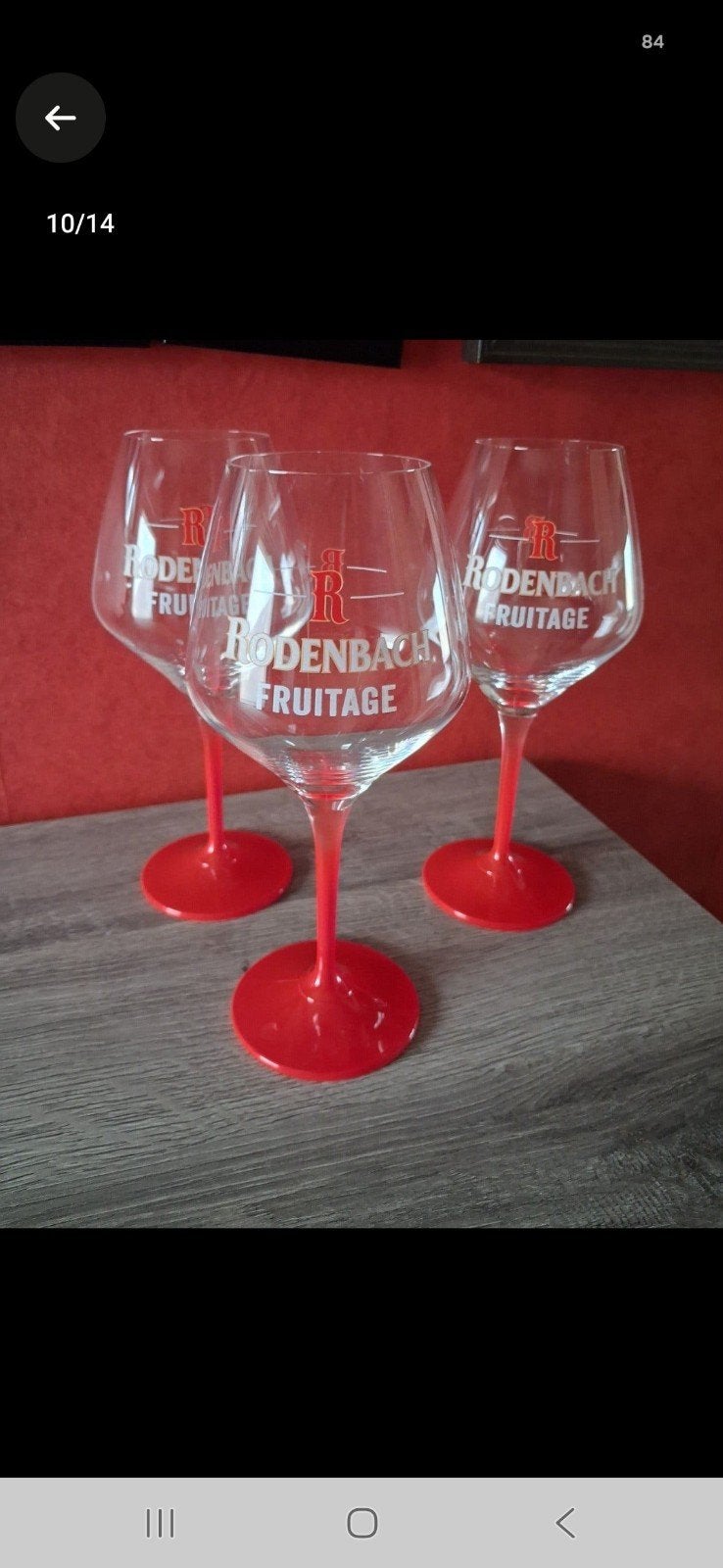 Te koop 3 glazen 2.5 € stuk, Ophalen