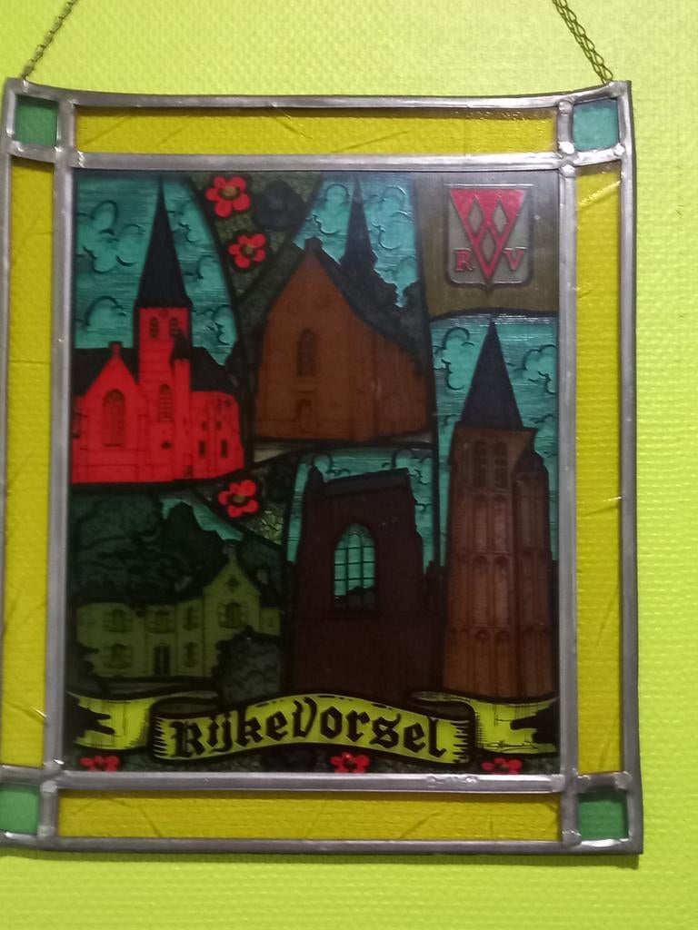 Glas in loodraam Rijkevorsel, Enlèvement