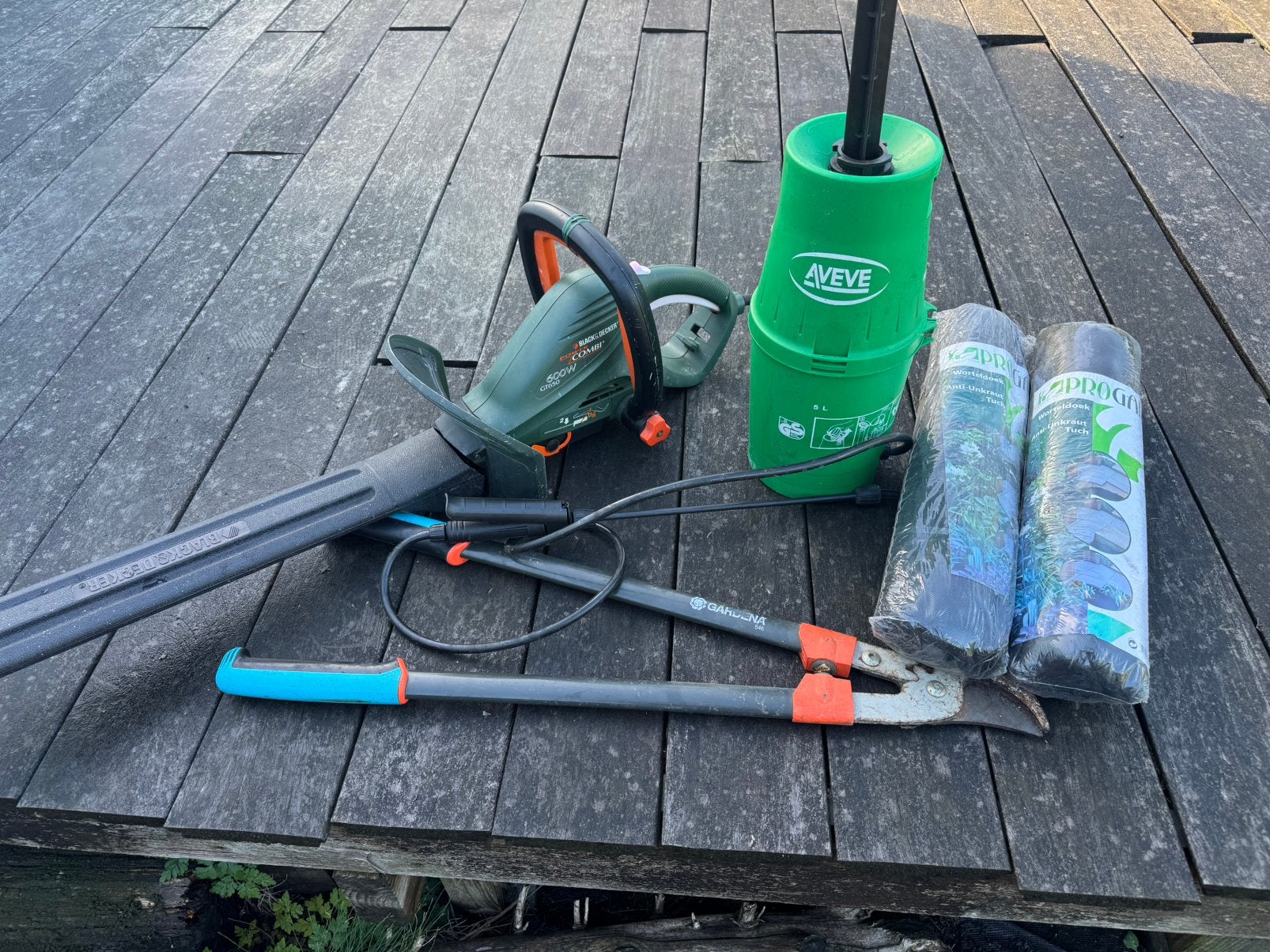 Ensemble d'outils de jardinage, Enlèvement, Utilisé