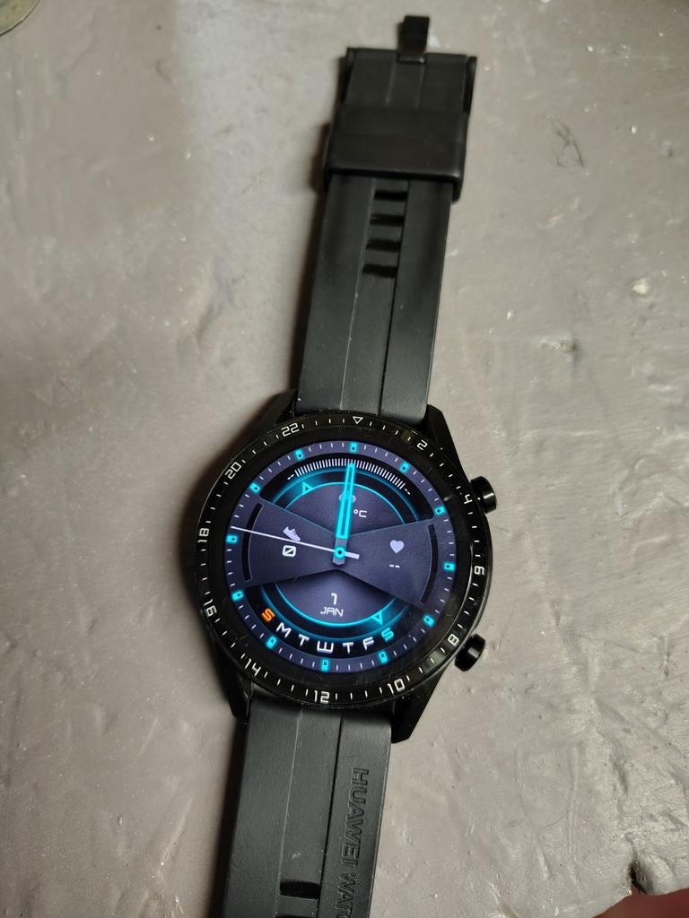 Huawei smartwatch 44mm krasvrij met lader, Enlèvement