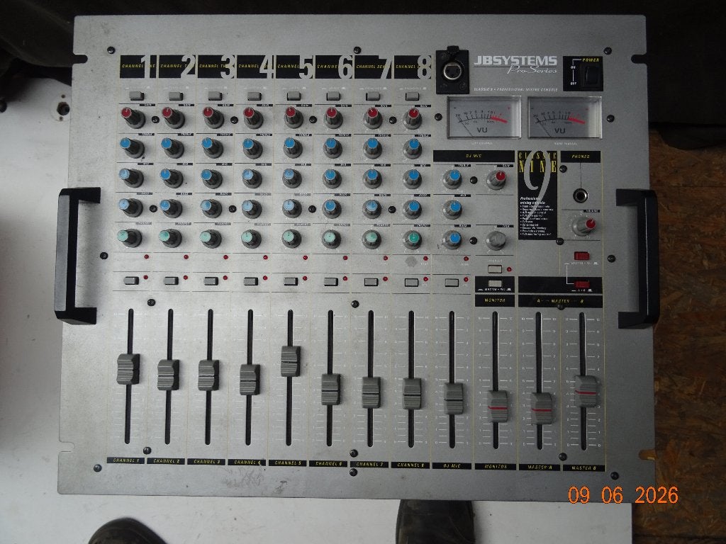 Mengpaneel JBSYSTEMS Pro Series, Muziek en Instrumenten, Ophalen of Verzenden, Gebruikt, 5 tot 10 kanalen, Microfooningang