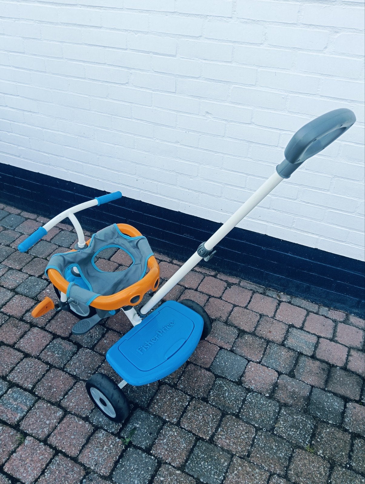 Driewieler met duwstang Fisher price, Kinderen en Baby's, Ophalen