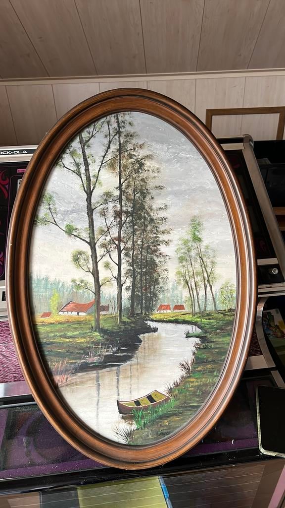 Schilderij H De Wyzen, Ophalen, Zo goed als nieuw