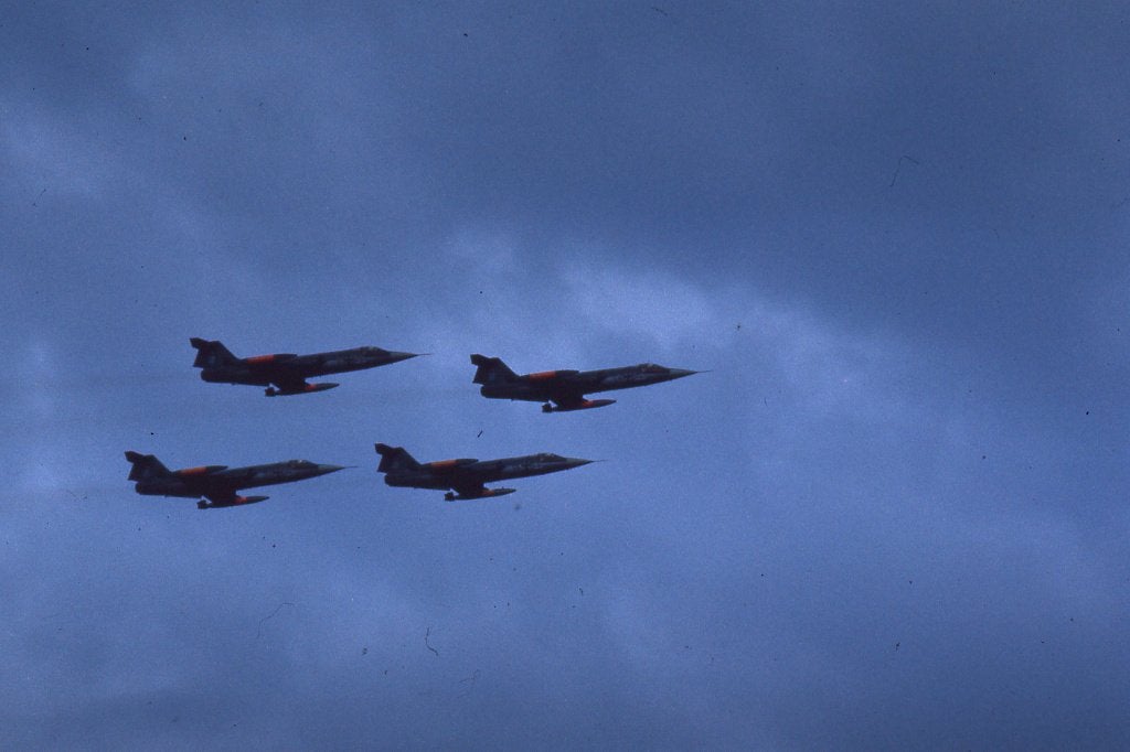 5 dia's - vliegtuigen Duitse Luchtmacht, Verzenden, Luchtmacht, Foto of Poster