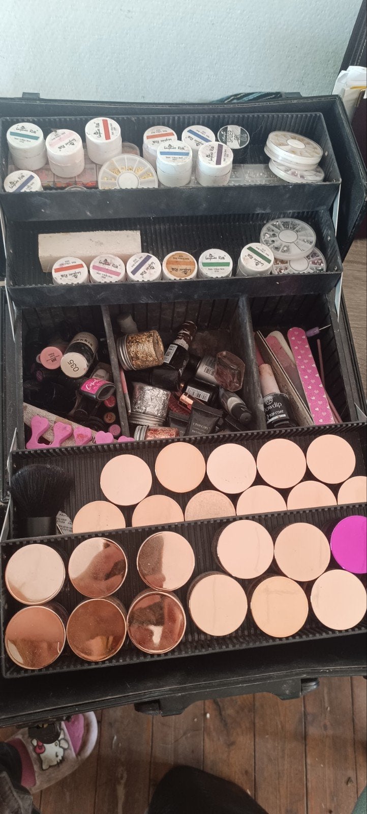 beauty nails, Handtassen en Accessoires, Uiterlijk | Cosmetica en Make-up, Ophalen of Verzenden, Gebruikt, Handen en Nagels, Make-up
