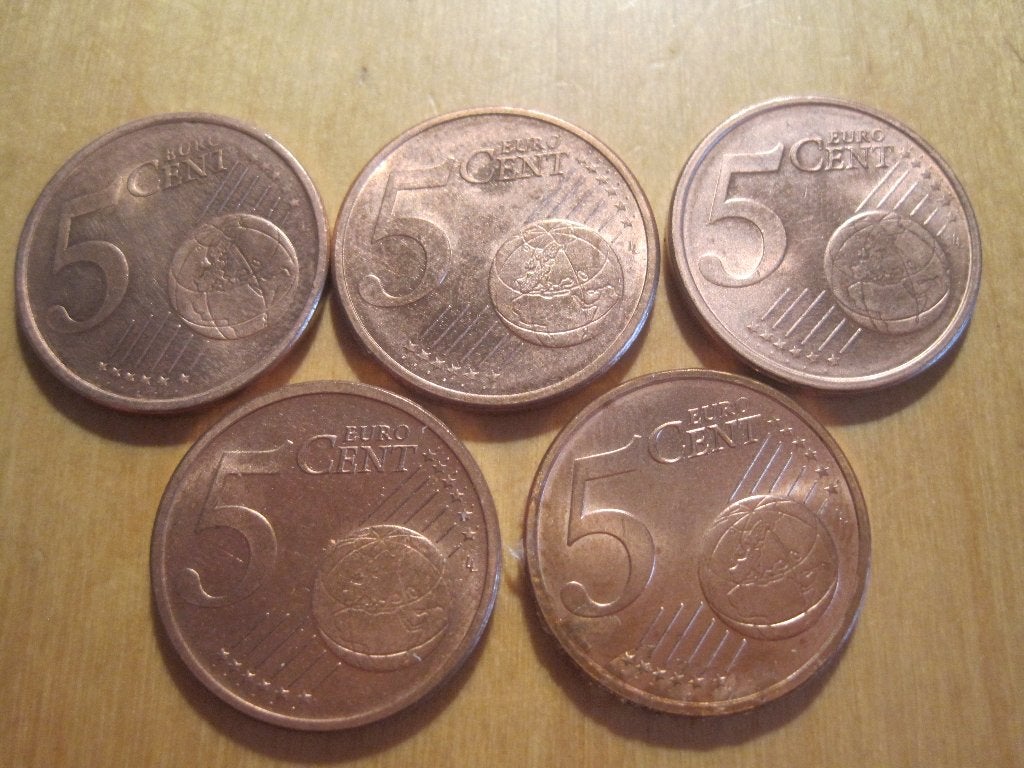 Euro Munten Duitsland, Timbres & Monnaies, Envoi, Allemagne, 5 centimes, Série