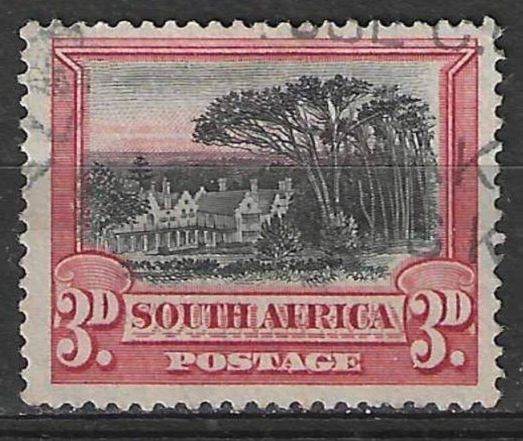 Afrique du Sud 1927/1928 - Yvert 25 - Groote Schuur (ST), Envoi, Afrique du Sud, Affranchi