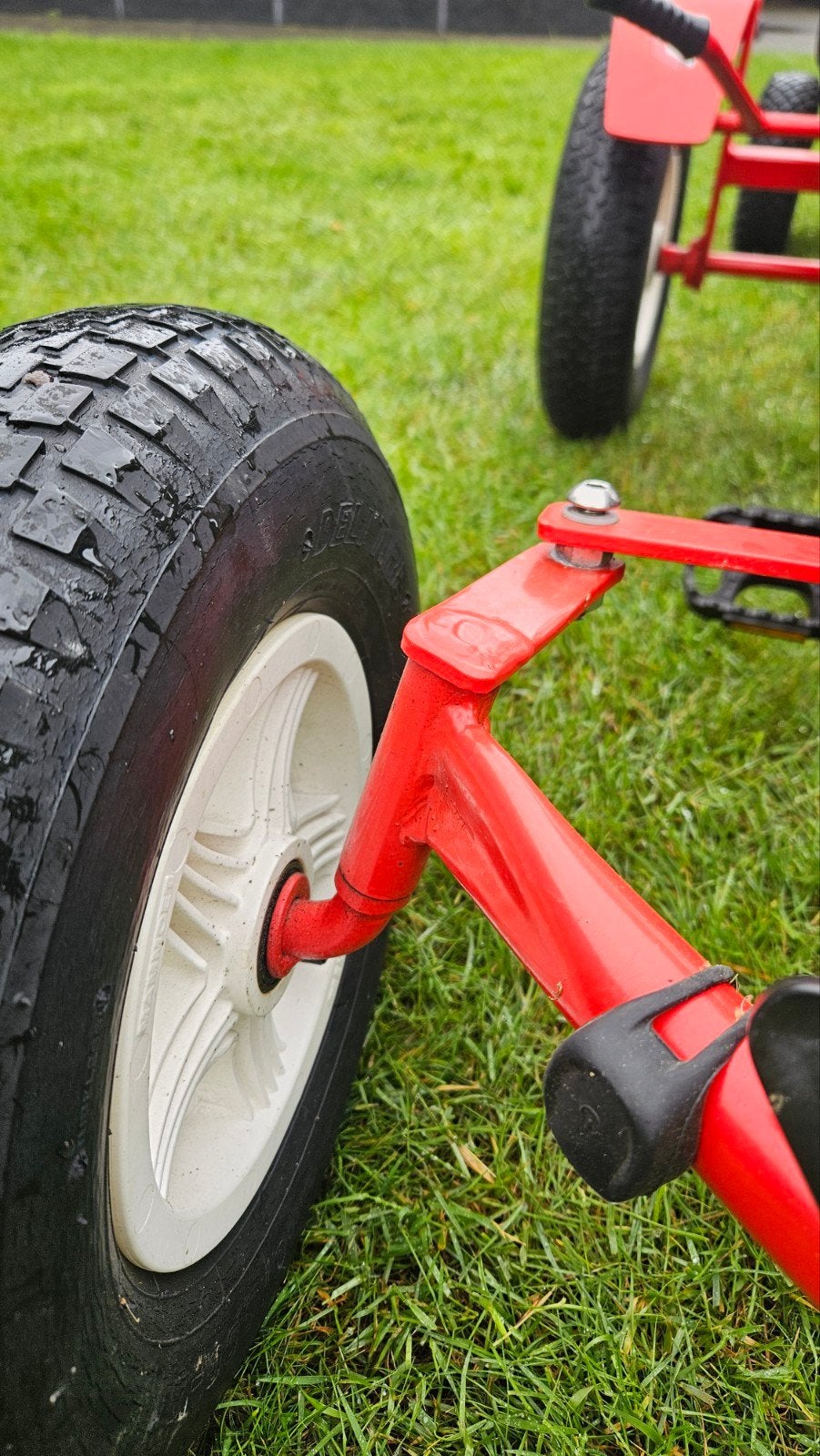 Go cart (staat zeer goed/perfect) met aanhangwagen Mammoet., Kinderen en Baby's, Speelgoed | Buiten | Skelters, Ophalen, Zo goed als nieuw