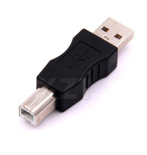 USB-A USB-B 2.0 Koppelstuk Kabel Verbinder Connecter Man-Man, Ophalen of Verzenden, Gebruikt