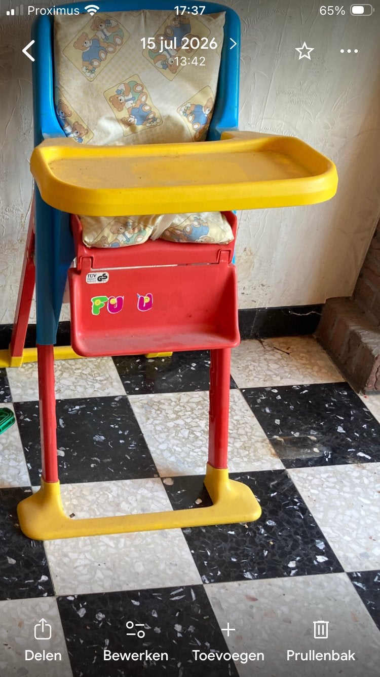 Kinderstoel, Kinderen en Baby's, Ophalen, Zo goed als nieuw