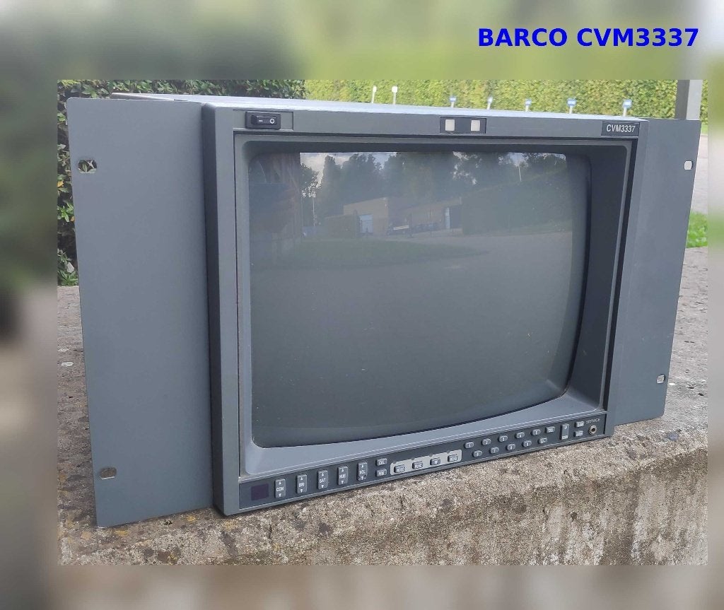 Barco CVM3337D CRT Studio Retro Gaming-monitor van 13 inch, Audio, Tv en Foto, Vintage Televisies, Ophalen of Verzenden, Gebruikt