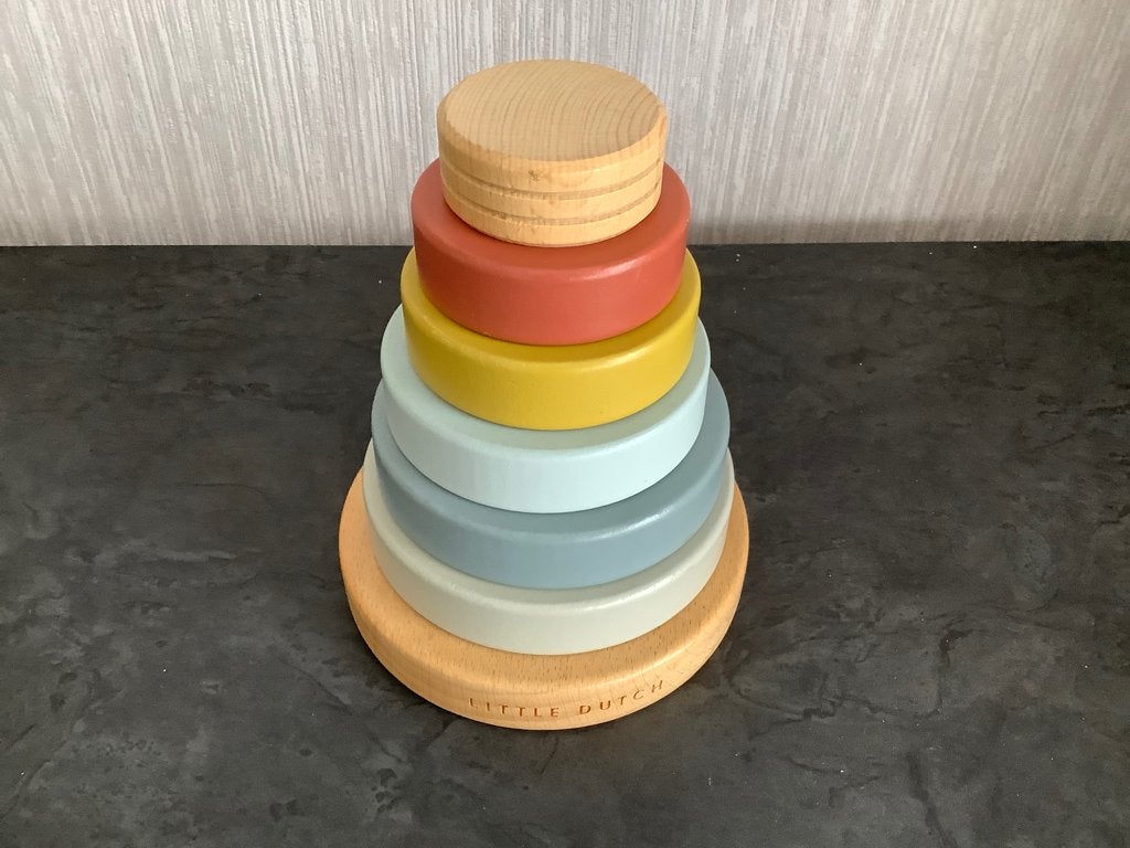 Tour empilable en bois Little Ducht (16 cm), Enfants & Bébés, Jouets | Éducatifs & Créatifs, Enlèvement ou Envoi, Comme neuf, Puzzles