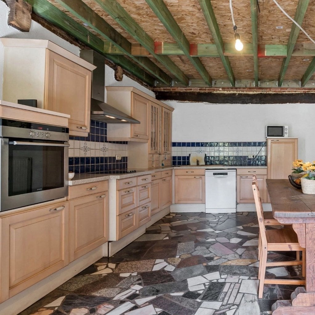 Keuken zelf uit te breken, Maison & Meubles, Cuisine | Cuisines complètes, Autres couleurs, Enlèvement, Utilisé, Autres matériaux
