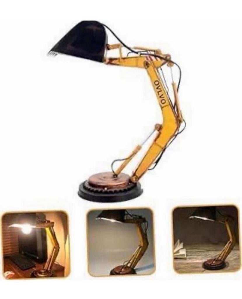 Graafmachine robot arm bureau-lamp volvo led-usb lampje, Kinderen en Baby's, Kinderkamer | Inrichting en Decoratie, Nieuw, Lamp