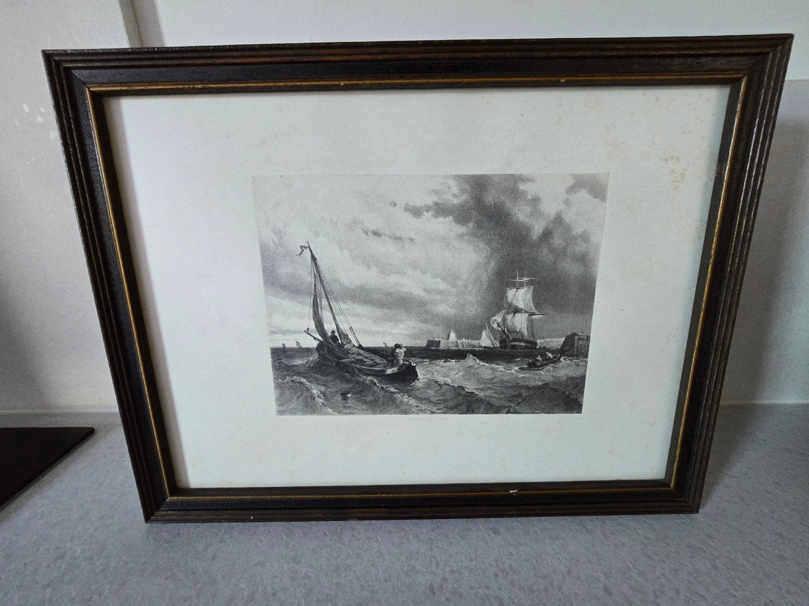 19e-eeuwse Maritieme Litho – L. Meijer & A.C. Nunnink, Antiek en Kunst, Kunst | Tekeningen en Fotografie, Ophalen, Schilderij
