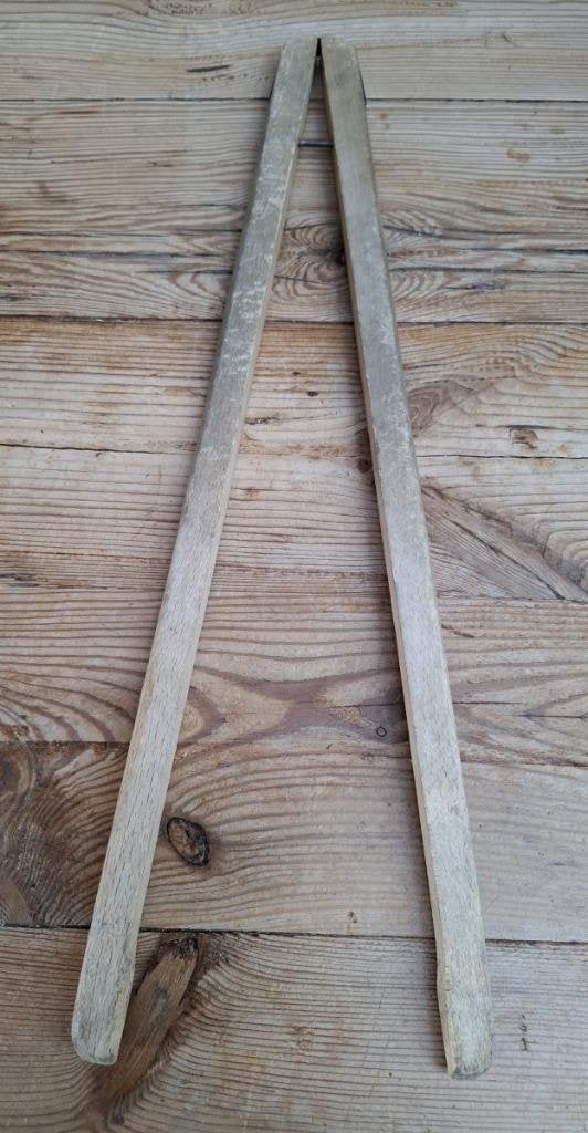 Oude houten wastang, Antiquités & Art, Antiquités | Outils & Instruments, Enlèvement ou Envoi