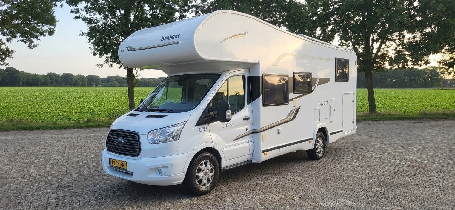 Benimar Sport 363 Camper - B of C1 -  Grote garage - Twinbed, Caravanes & Camping, Enlèvement, Utilisé