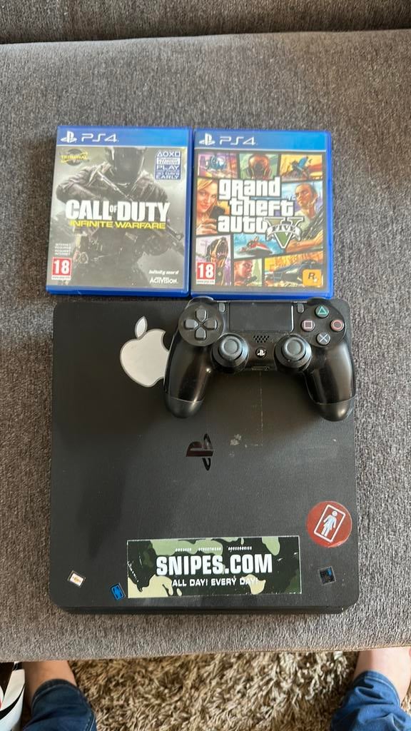 Playstation met toebehoren, Games en Spelcomputers, Ophalen, Met games, Zo goed als nieuw, 1 TB