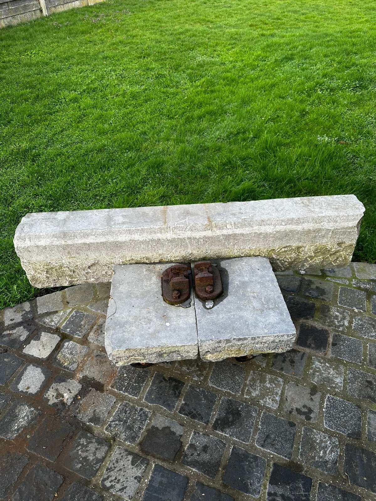 Oude arduin dorpel, Antiek en Kunst, Ophalen